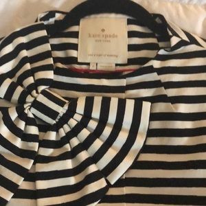 Kate Spade, striped Dorothy coat